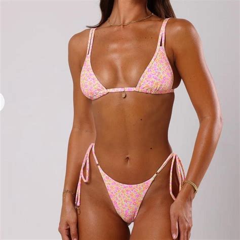 Kulani Kinis TWIN STRAP BRALETTE BIKINI TOP Depop