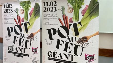 Tours Banquet Zaz Pr Commande Le Programme Du Pot Au Feu G Ant