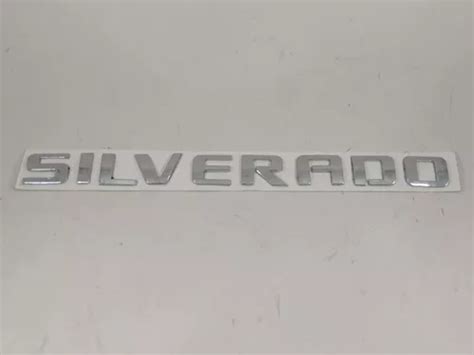 Emblema Letras Chevrolet Silverado Nuevo Generico Envío gratis