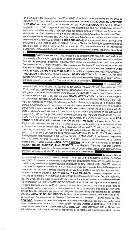 Se Notifica Por Tabla de Avisos a Henry Geovany Diaz Mendoza, en su