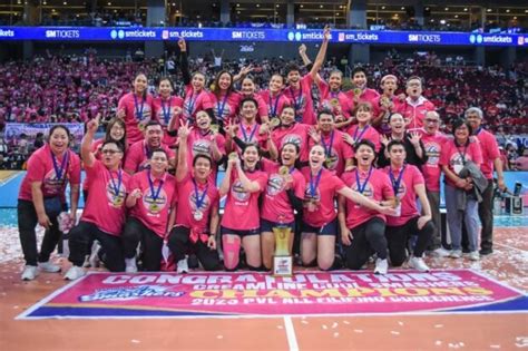 Creamline Beats Petro Gazz Anew To Win Fourth Pvl All Filipino Title