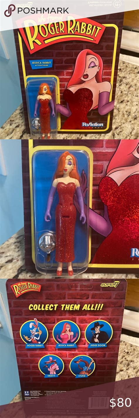 Super Who Framed Roger Rabbit Jessica Rabbit Reaction Figure