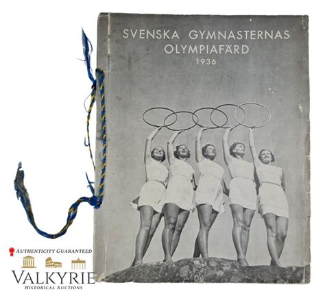 Bid Now Berlin Olympics Rare Album Published In Sweden About