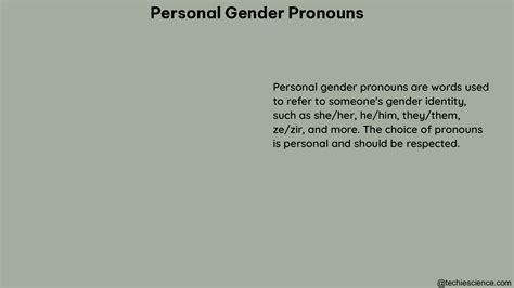 A Comprehensive Guide To Personal Gender Pronouns