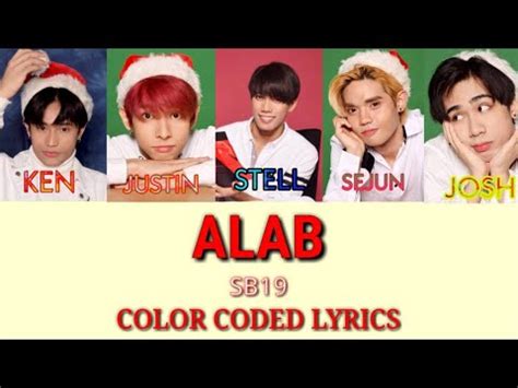 SB19 ALAB BURNING ENG TAG COLOR CODED LYRICS YouTube