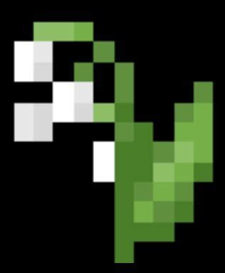 Lily Of The Valley Minecraft Pixel Art Pixel Art Grid Flower Pixel