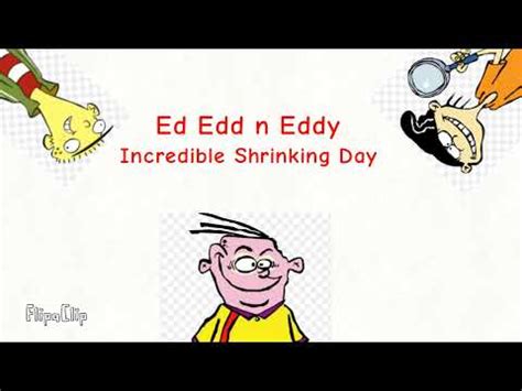 Cartoon Network S Ed Edd N Eddy The Incredible Shrinking Day Youtube