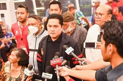 Erick Thohir Ngeri Isu Jis Bikin Indonesia Batal Jadi Tuan Rumah Piala