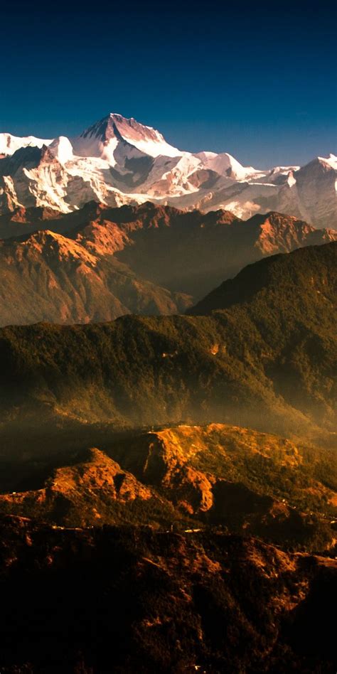 Mountain, Nepal, Himalaya, mountains range, 1080x2160 wallpaper ...