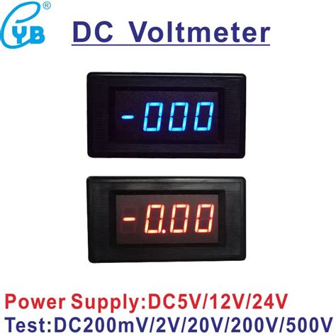 Led Digital Dc Volt Metro Medidor De Tens O Tester Volt Painel Medidor