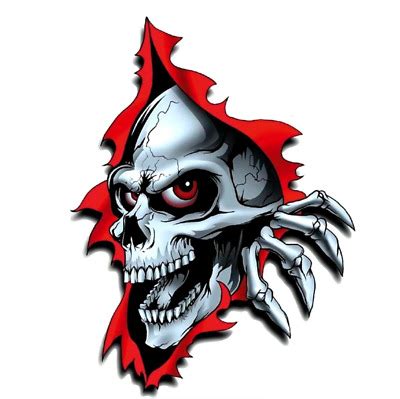 Skelett Aufkleber Totenkopf Sticker Sch Del Skull Autoaufkleber B Se