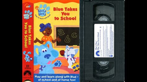 Opening To Blues Clues Blue Takes You To School Us Vhs 2003 Youtube