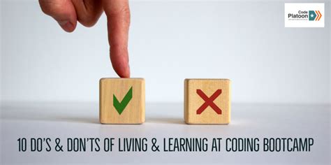 Ten Dos And Donts For Living And Learning During Coding Bootcamp