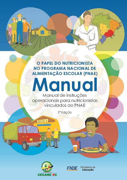 Manual de instruções operacionais para nutricionistas vinculados ao