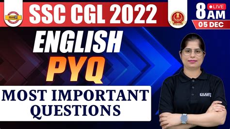 SSC CGL 2022 ENGLISH SSC CGL ENGLISH PREVIOUS YEAR SOLVED PAPER