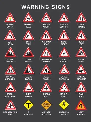 ACP Sheet Square Road Traffic Sign Board, For Roads,Highways, Board ...