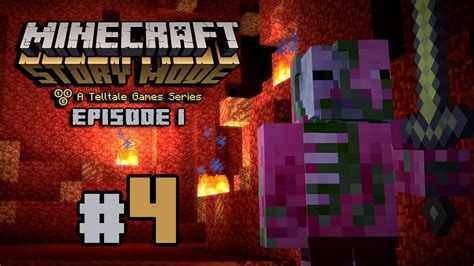 Minecraft Story Mode Episode 1 Gameplay Walkthrough Part 4 The