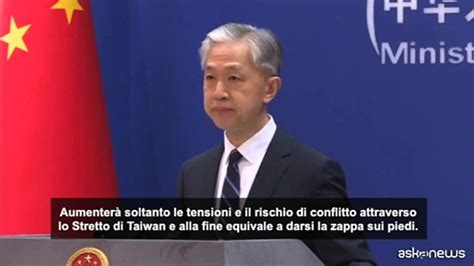 Pechino Sostegno Militare Usa A Taiwan Aumenta Rischio Di Conflitto