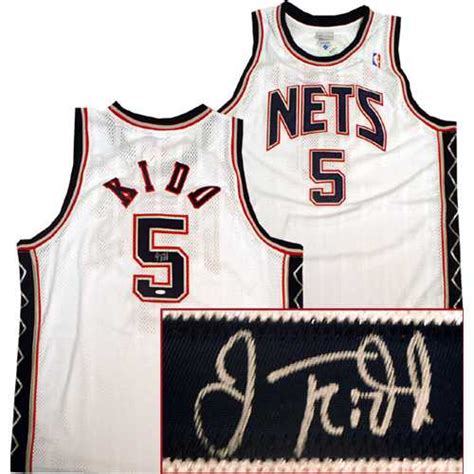 Jason Kidd autographed Jersey (New Jersey Nets)