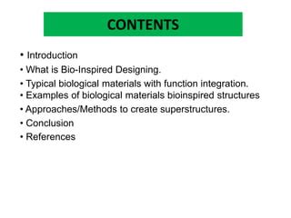 Bio Inspired Materials Ppt Ppt