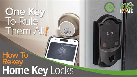 How To Rekey The Schlage Encode Plus And Level Lock Youtube