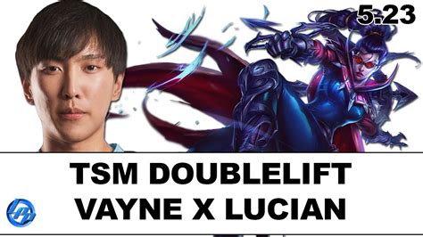 Tsm Doublelift Vayne Vs Fabbbyyy Lucian Na Duo Bjerg Youtube