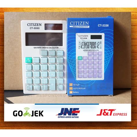 Jual Bluekomputer Kalkulator Citizen Ct Calculator Alat