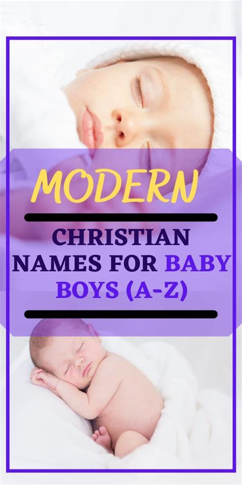 MODERN CHRISTIAN NAMES FOR BABY BOYS (A-Z) WITH MEANING #christiannamesforbabyboy # ...