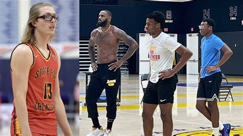 BRONNY & BRYCE JAMES TRAIN WITH THE LAKERS! - Win Big Sports