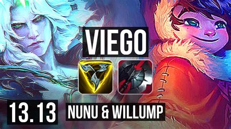 VIEGO Vs NUNU WILLUMP JNG 9 0 9 72 Winrate Legendary EUW