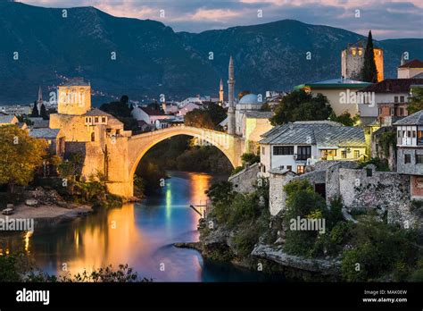 bridge mostar  bosnia  res stock photography  images alamy