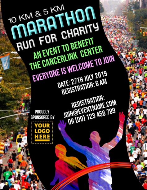 Marathon Flyer Template Postermywall