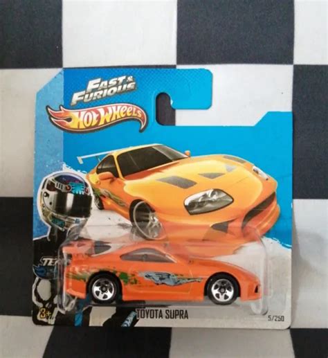 2013 HOT WHEELS Fast Furious Toyota Supra HW City Short Card 5 250