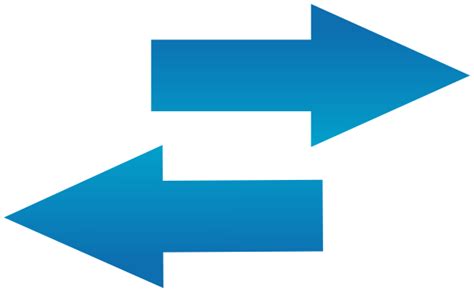 Left Right Blue Arrow Icon Clip Art at Clker.com - vector clip art ...