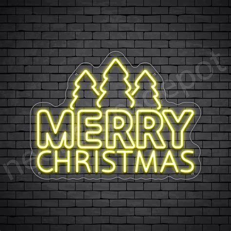 Merry Christmas V Neon Sign Neon Signs Depot