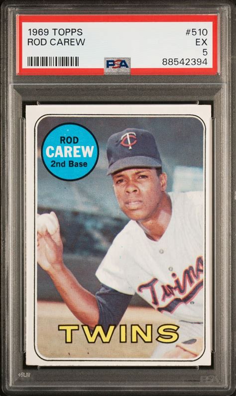 Topps Baseball Rod Carew Psa Ex Ebay