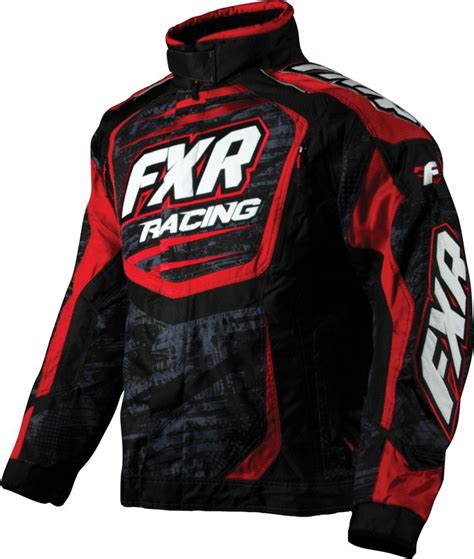 Fxr Racing Snowmobile Gear Mens Cold Cross Jacket Charcoal Warp