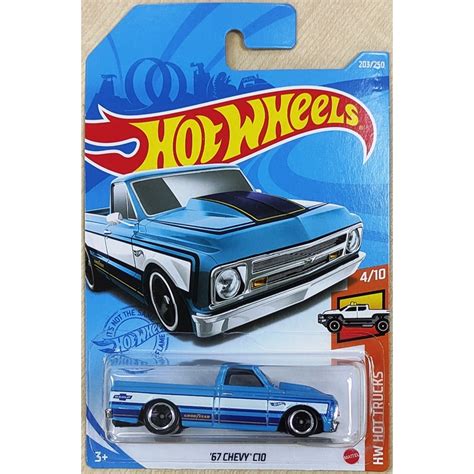 Hot Wheels Chevy C Chevrolet Stars And Stripes Flying Customs Flames Trucks Shopee