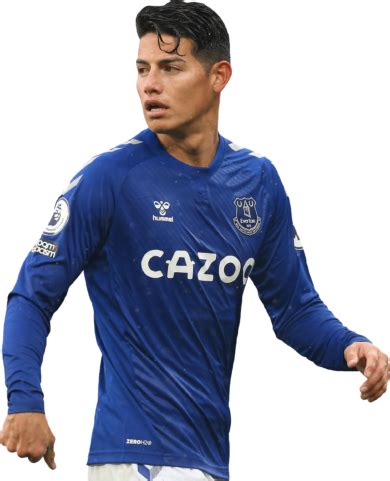 James Rodriguez Everton Football Render FootyRenders