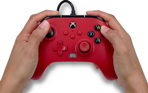 Powera Enhanced Wired Controller Xbox Series X S Artisan Red Se