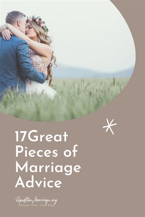 17 Great Pieces Of Marriage Advice Expedition Marriage