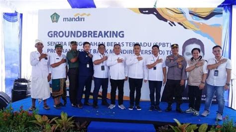 Groundbreaking Sentra Pengolahan Beras Terpadu Csr Bank Mandiri Di