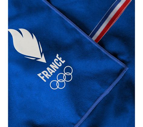 Serviette De Bain Microfibre Paris Equipe De France Olympique