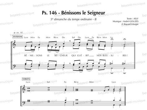 Chantons En Eglise Psaume B Nissons Le Seigneur