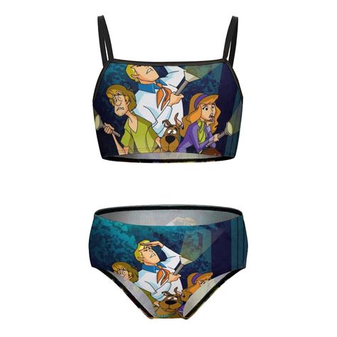 Scooby Doo Girls Bikini Swimsuits Two Piece Beach Bathing Suit Swimwear Y Cm Walmart