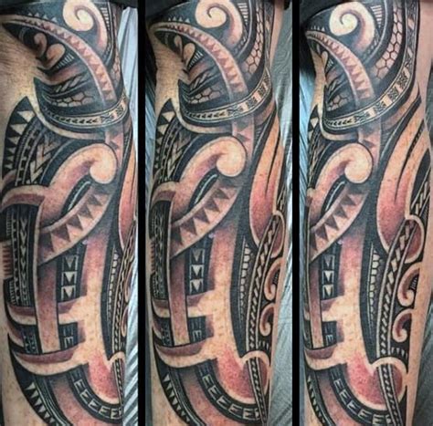 Polynesian Forearm Tattoo Designs For Men Guide