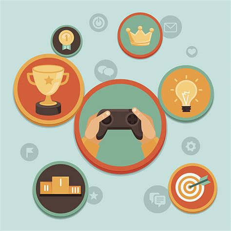 1600 Gamification Icons Stock Illustrations Royalty Free Vector