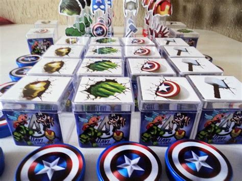 KIT PERSONALIZADO VINGADORES BABY 60 PEÇAS Elo7 Festas de