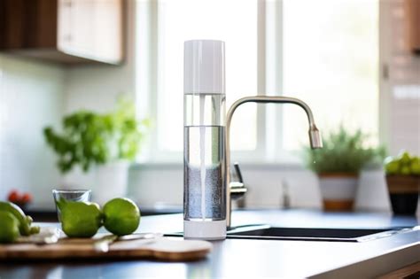 Premium AI Image | Water filter on a kitchen countertop