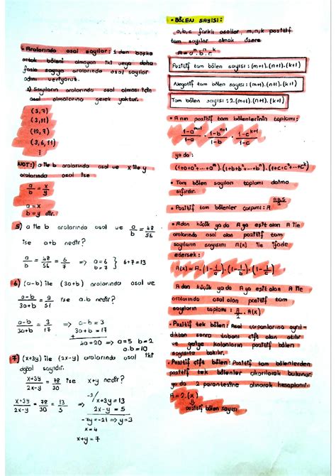 Solution Asal Sayilar Bolen Sayisi Faktoriyel Tyt Matematik Studypool